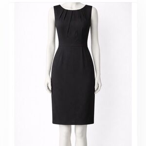 Chic Black Midi Dress with Sequin Back Details NWT